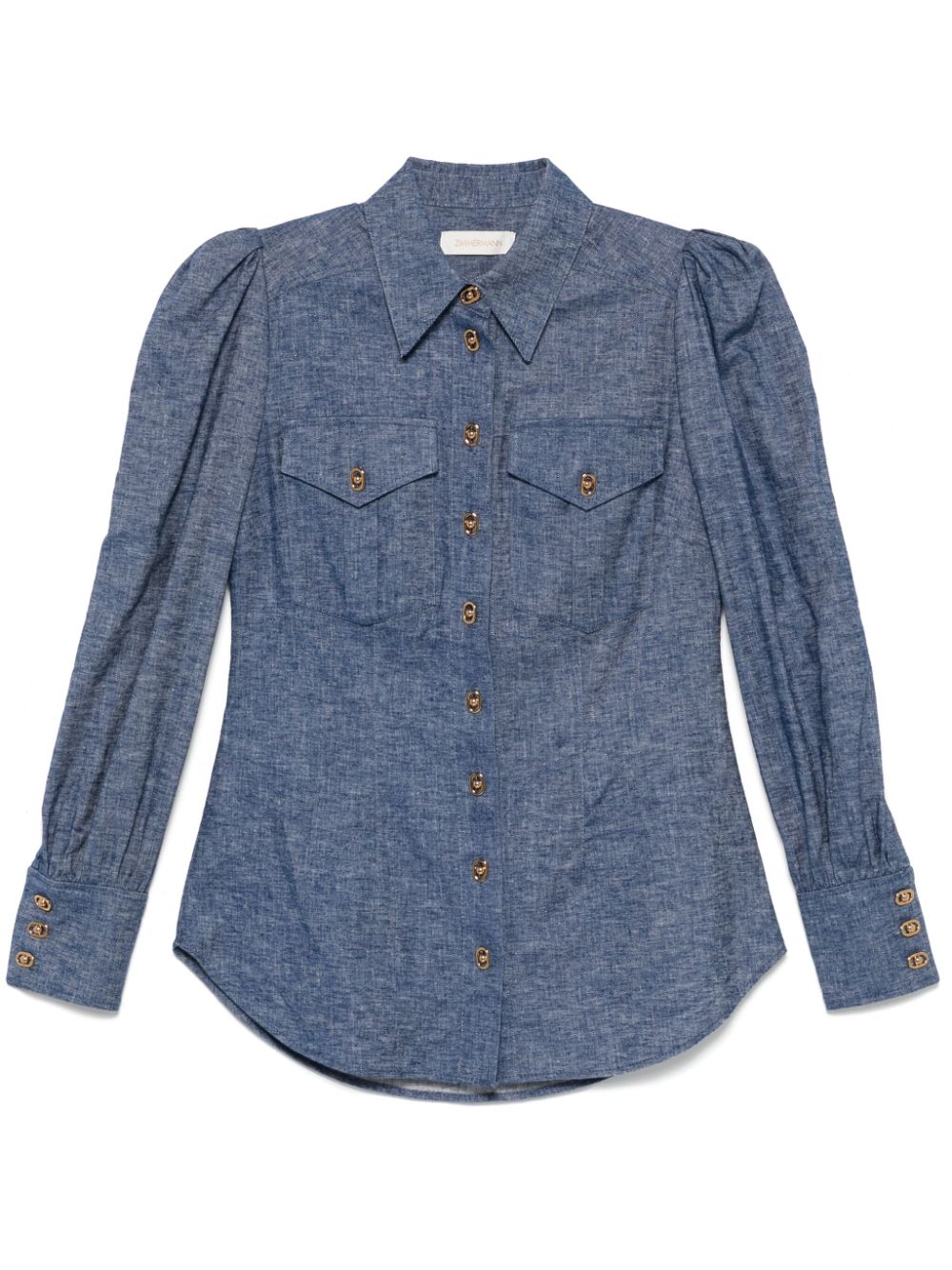 ZIMMERMANN Eden blouse Blauw