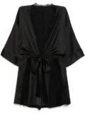 Alchemy x Lia Aram lace-trim playsuit - Black