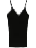 Alchemy x Lia Aram floral-lace mini dress - Black
