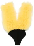 Alchemy x Lia Aram ruffle bodysuit - Yellow