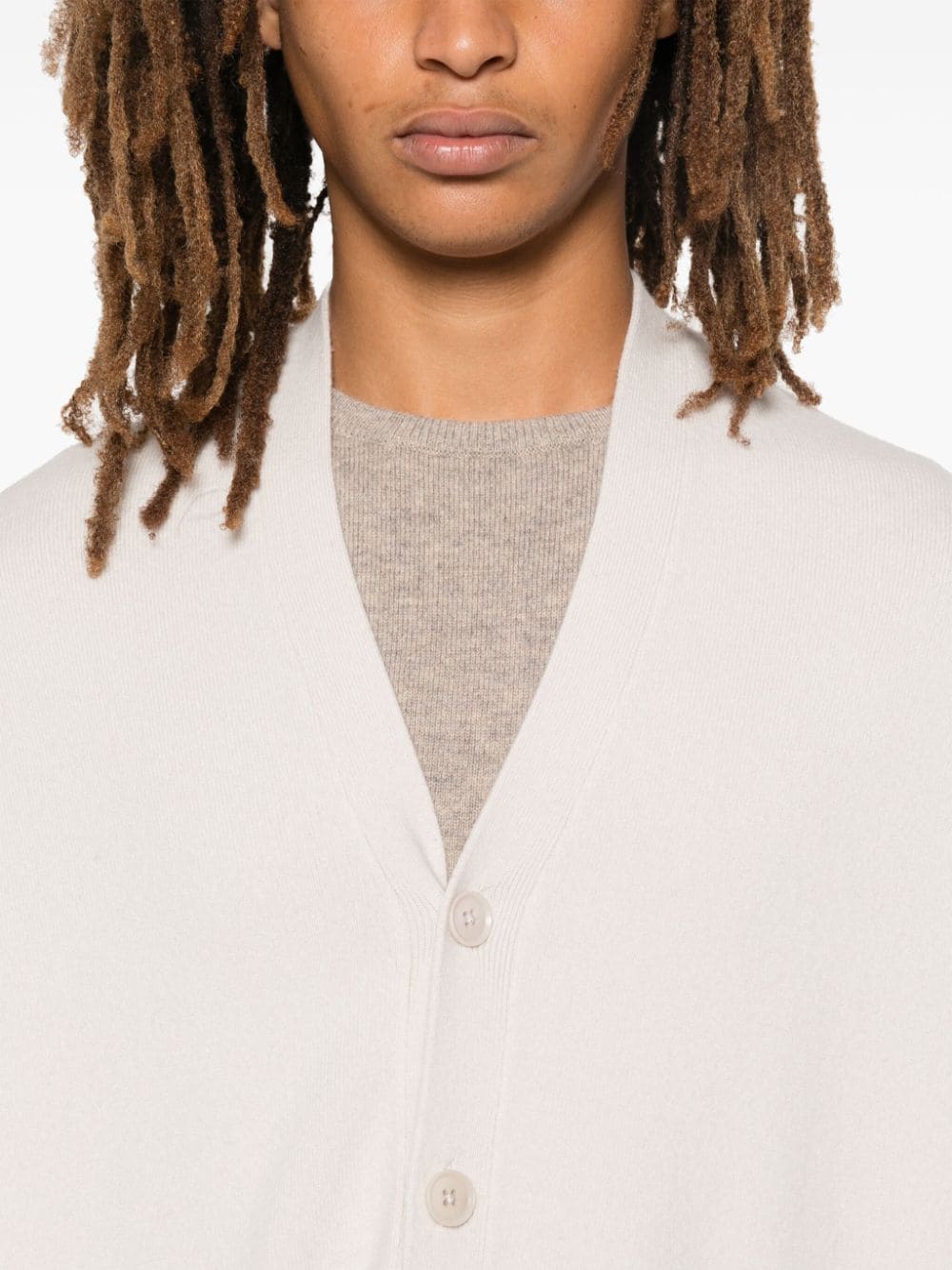 Shop Extreme Cashmere Tokio Cardigan In White