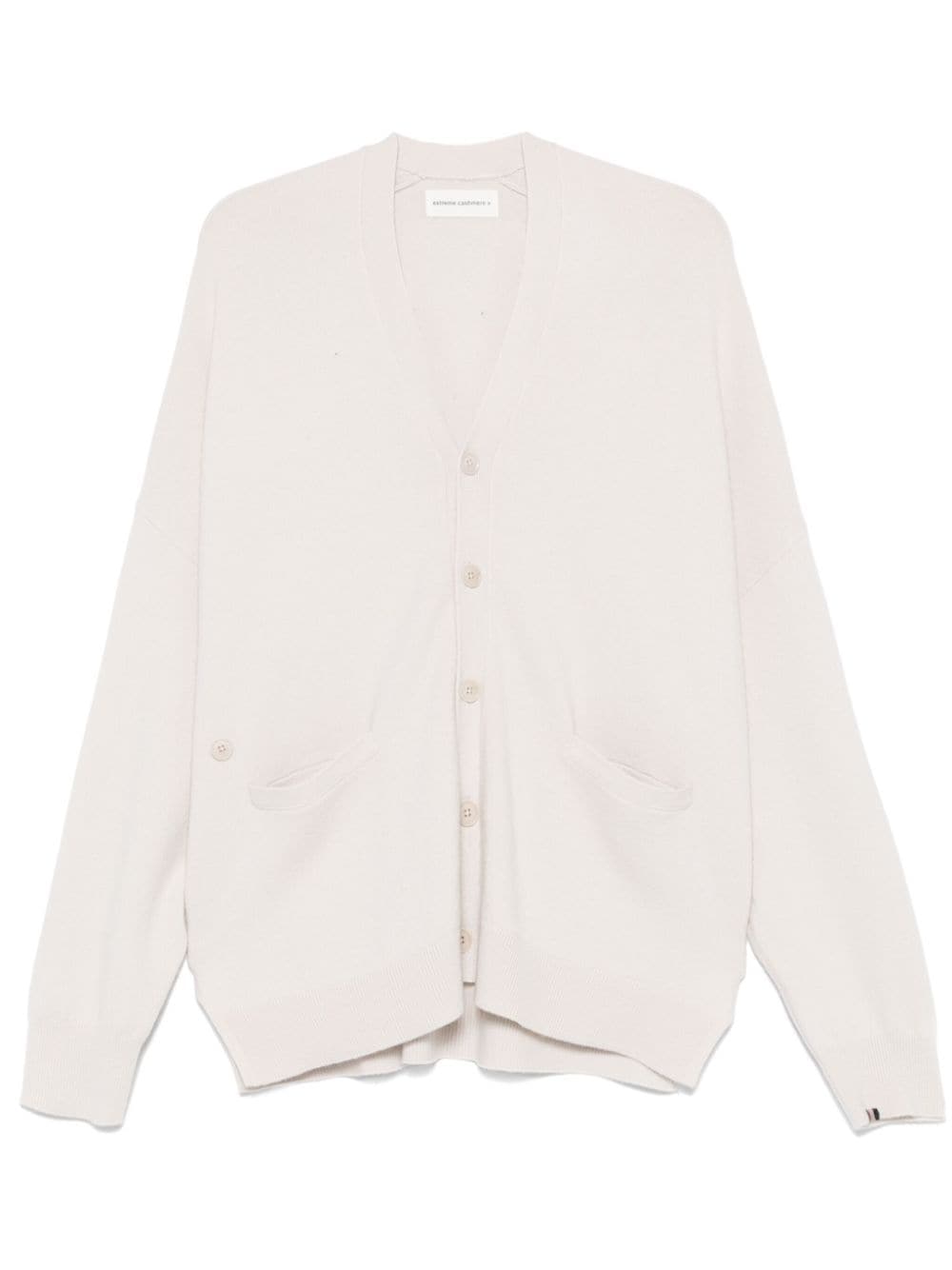 Shop Extreme Cashmere Tokio Cardigan In White