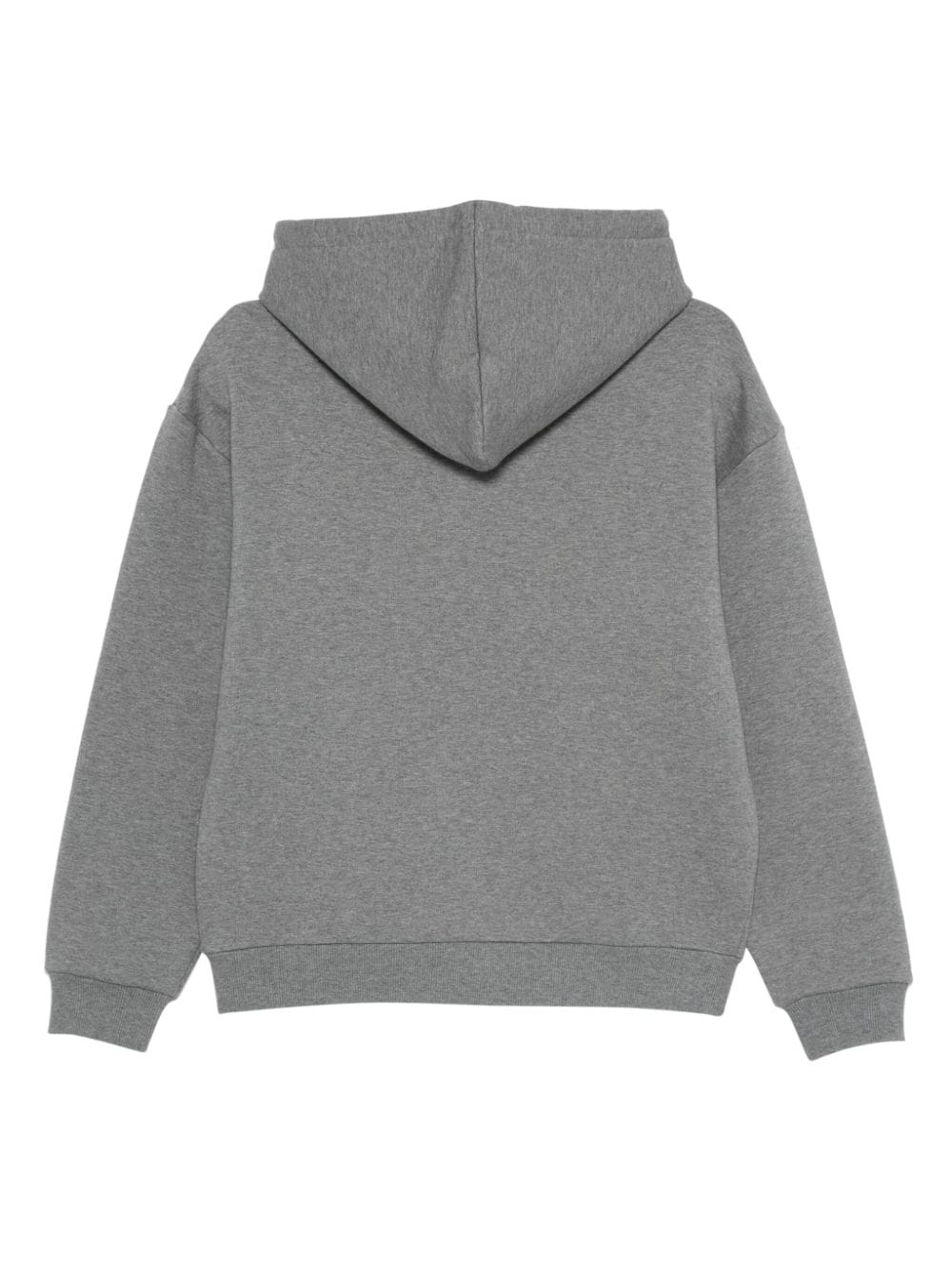 Shop Sonia Rykiel Flocked-logo Hoodie In Grey