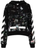 Off-White graphic-printed hoodie - Black