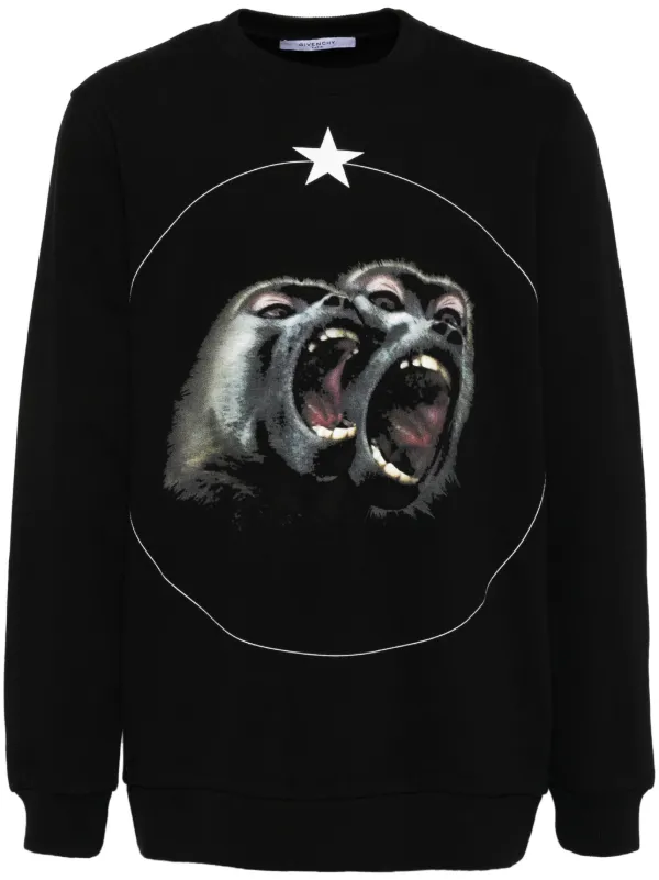 GIVENCHY ジバンシィ グラフィックスウェットシャツ ブラック Givenchy グラフィック スウェットシャツ | ブラック | FARFETCH JP