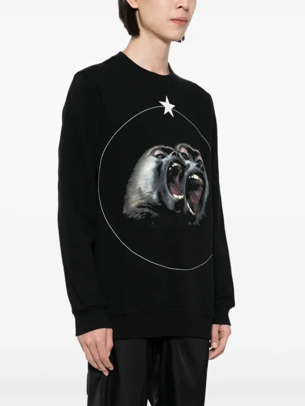 GIVENCHY ジバンシィ グラフィックスウェットシャツ ブラック Givenchy グラフィック スウェットシャツ | ブラック | FARFETCH JP