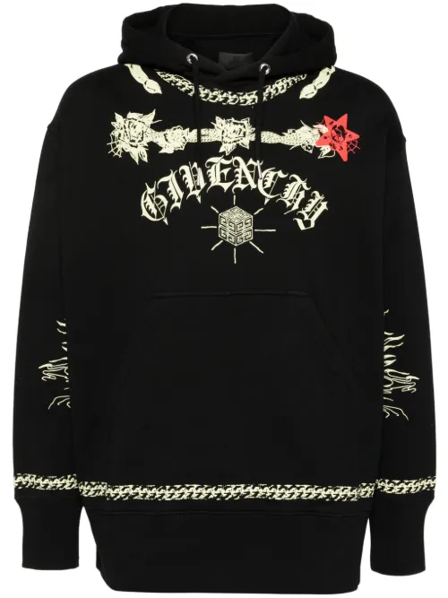 Hoodie à imprimé graphique - Givenchy - Modalova