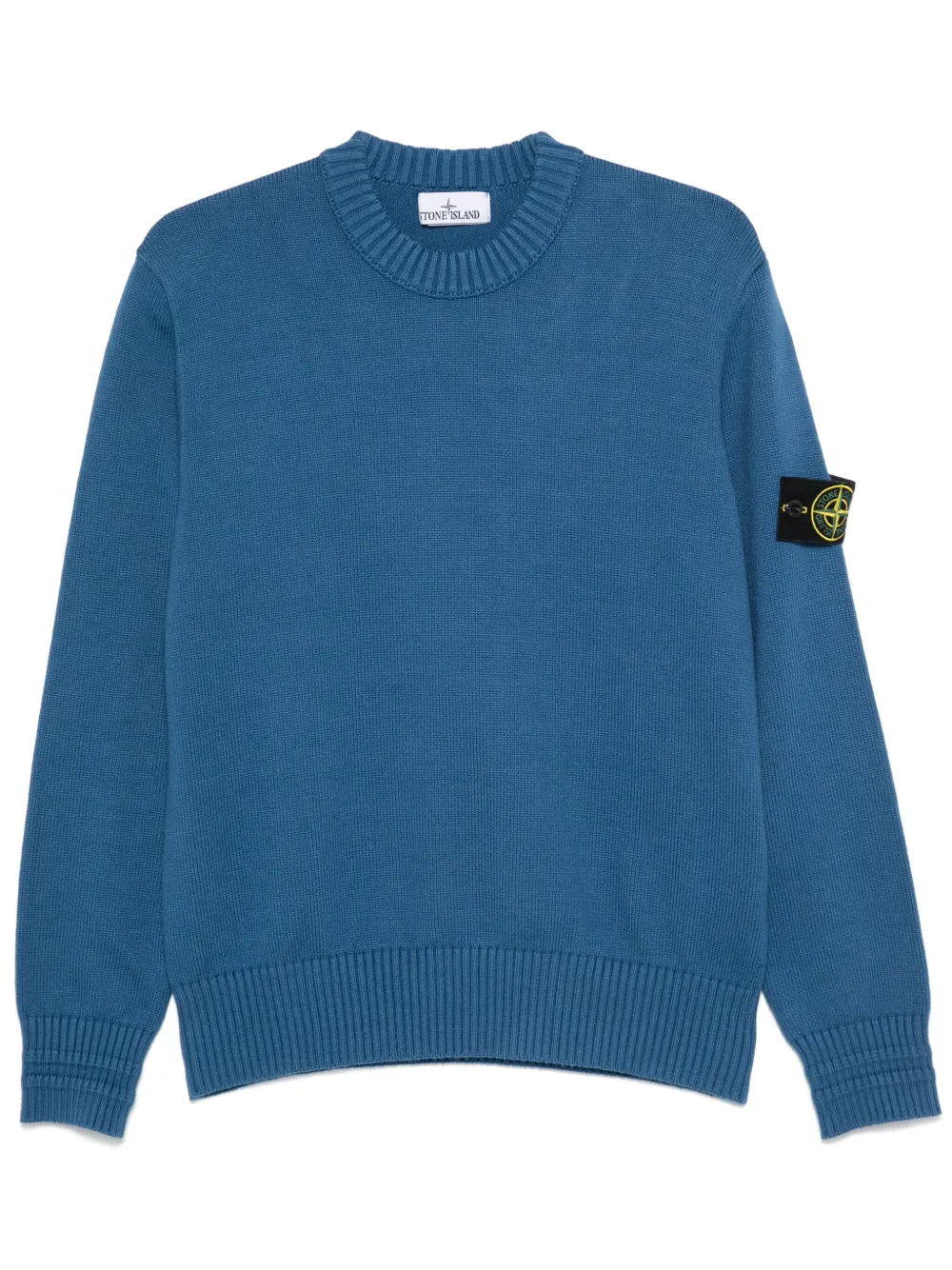 Stone Island sweat en coton à patch Compass | bleu | Image 1