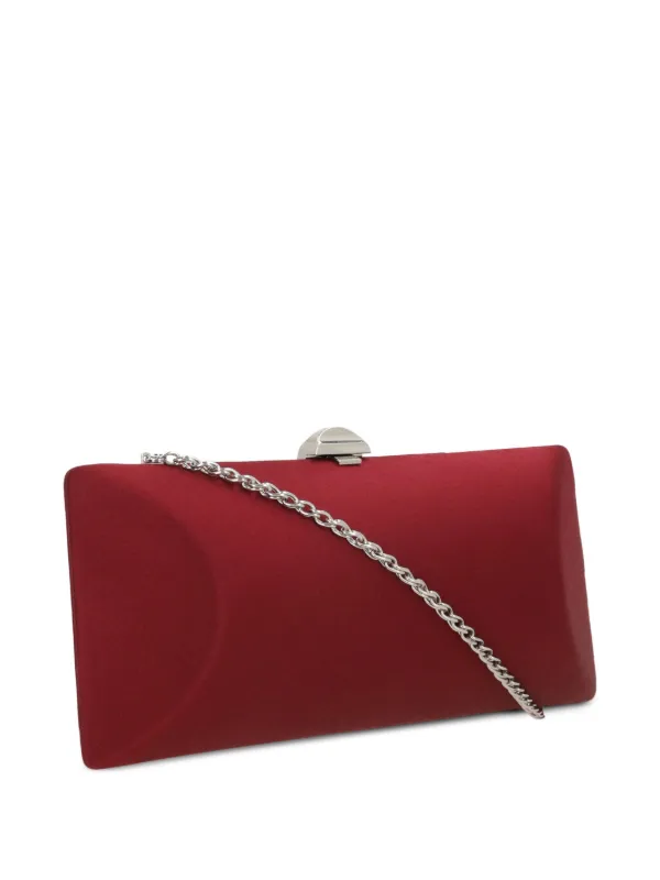 Rodo Satin Clutch Bag Red FARFETCH IE