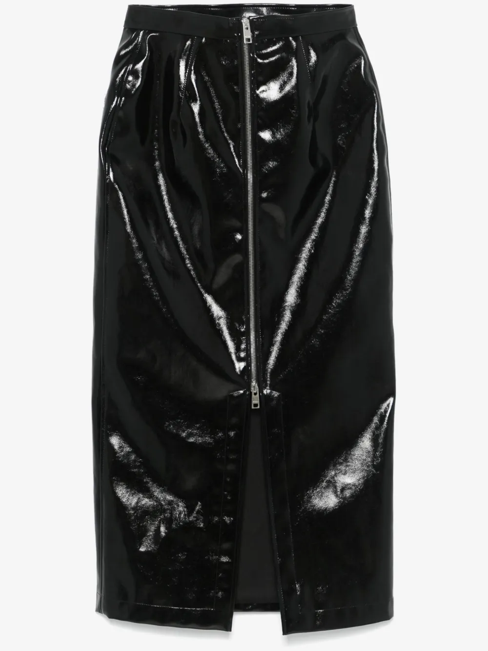 MSGM エナメル スカート | ブラック | Image 1