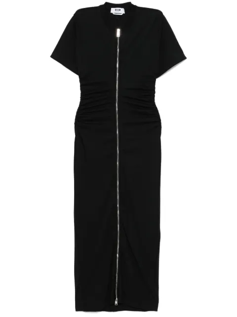 MSGM vestido largo de tejido jersey