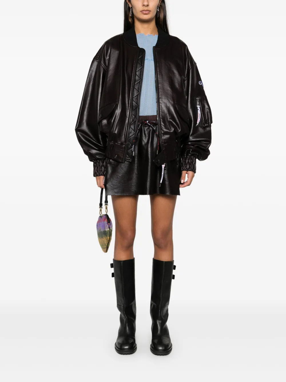 Vivienne Westwood Bernardo bomberjack - Zwart