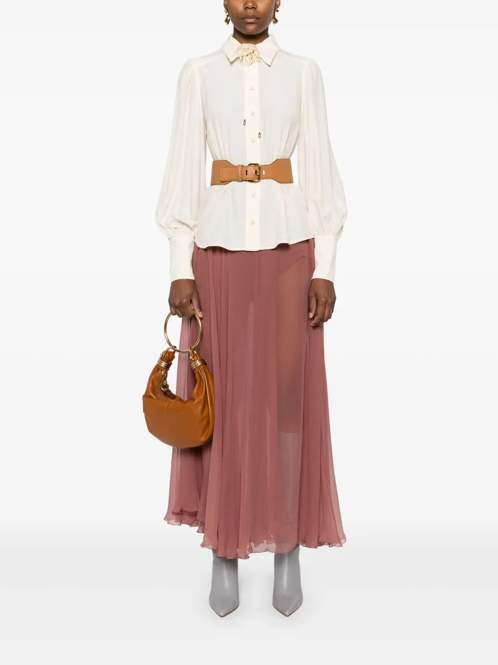 ZIMMERMANN Blouson blouse - Beige