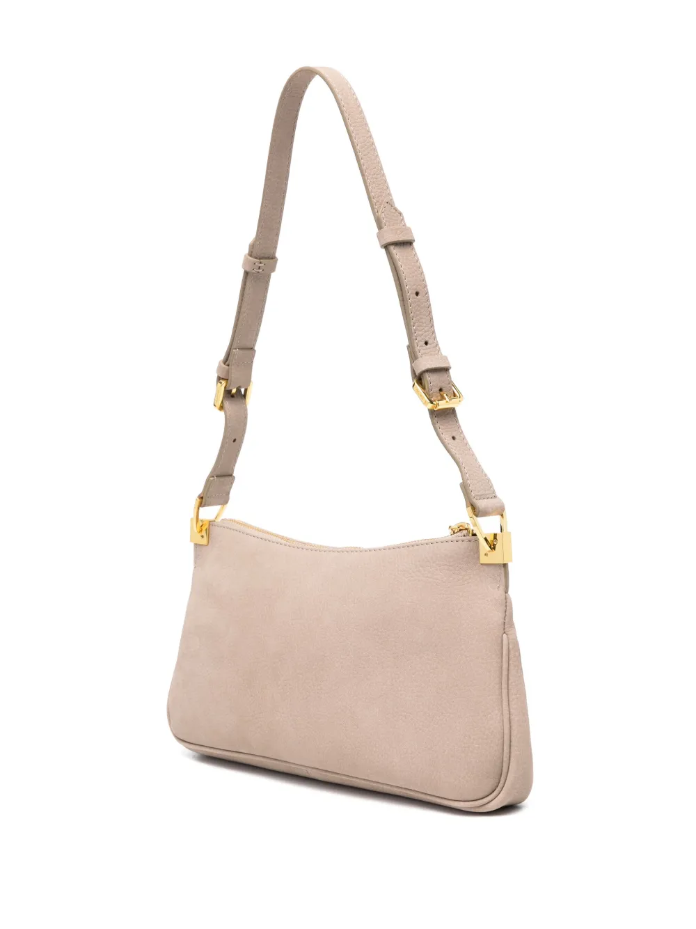 Manu Atelier Three Zipped shoulder bag - Beige