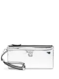 PINKO metallic-effect wallet - Silver