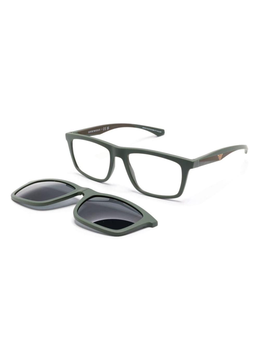 Emporio Armani Clip-on bril - Groen