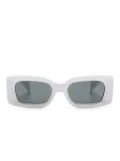 Versace Eyewear rectangle-frame sunglasses - White