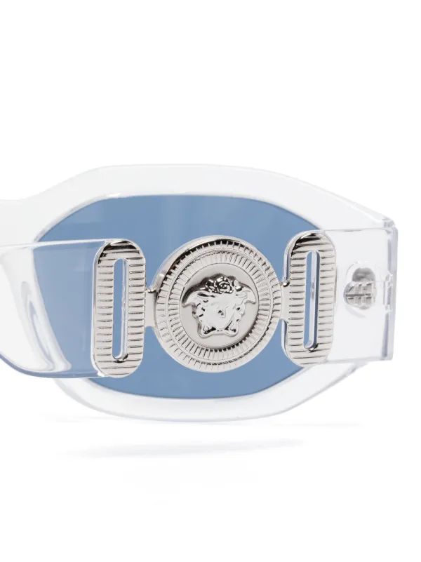 Versace Eyewear メドゥーサ ビギー サングラス | ホワイト | FARFETCH JP