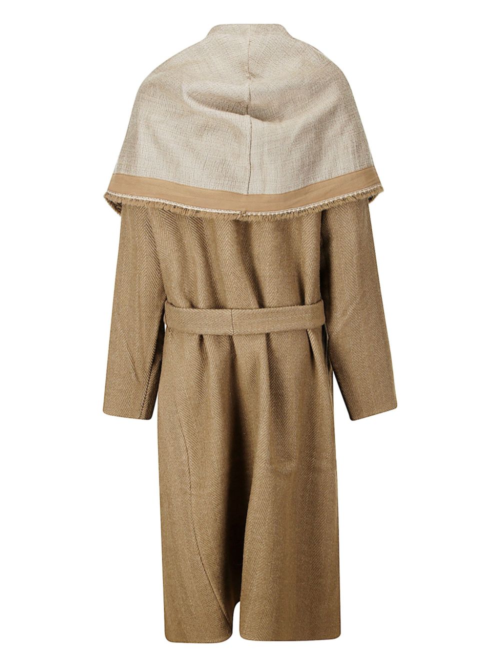 Uma Wang belted cardigan coat - Beige