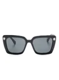 Swarovski crystal-embellished sunglasses - Black