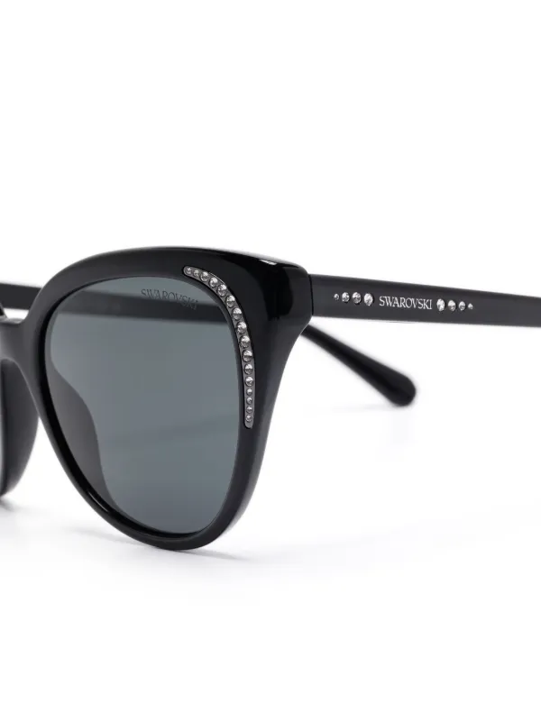Swarovski Eyewear crystal-embellished Sunglasses | Black  display picture 3