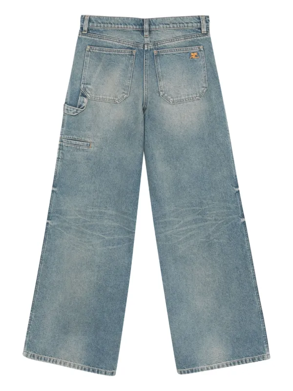 デニム・ジーパン COURReGES Woman Jeans Denim 124DPA194DE0016 7011 Courrèges Outlet: Jeans woman - Denim | Courrèges jeans