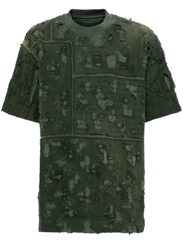 Givenchy フレイド Tシャツ | グリーン | FARFETCH JP