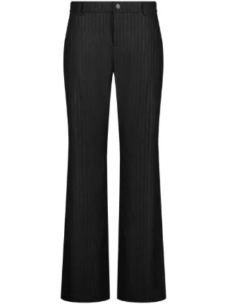 paloma wool パンツ ARCHIVE-Dark brown Straight leg pants with overlapping fixed