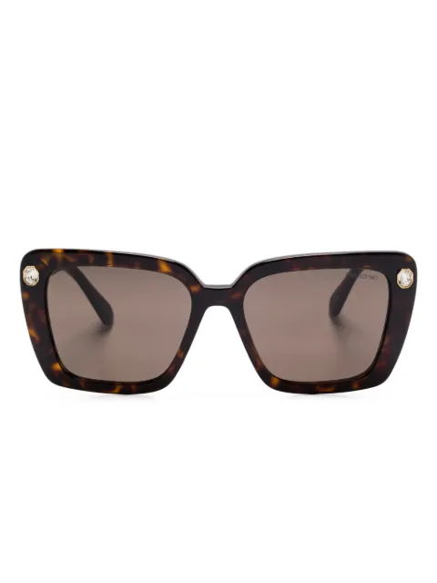 Swarovski lentes de sol con detalles de cristal