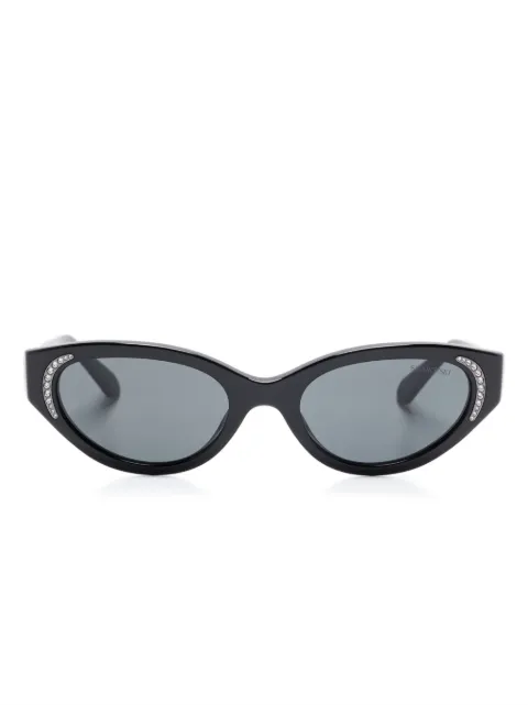 Swarovski lentes de sol con detalles de cristal