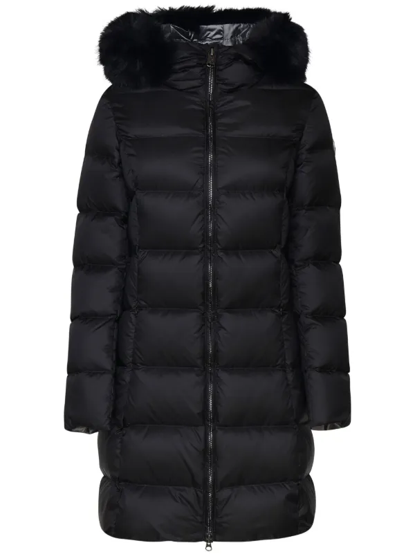 Colmar logo-patch Coat | Black | FARFETCH IL
