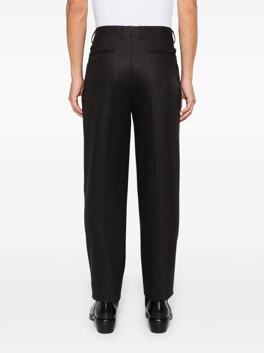 Zegna Broek met geplooid detail Bruin