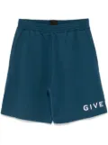 Givenchy logo-print shorts - Blue