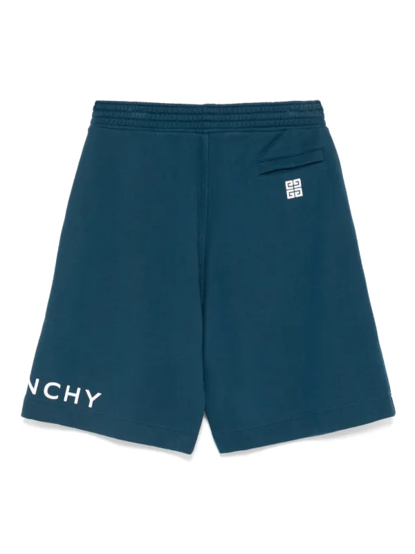 Givenchy logo print Shorts Blue FARFETCH AO