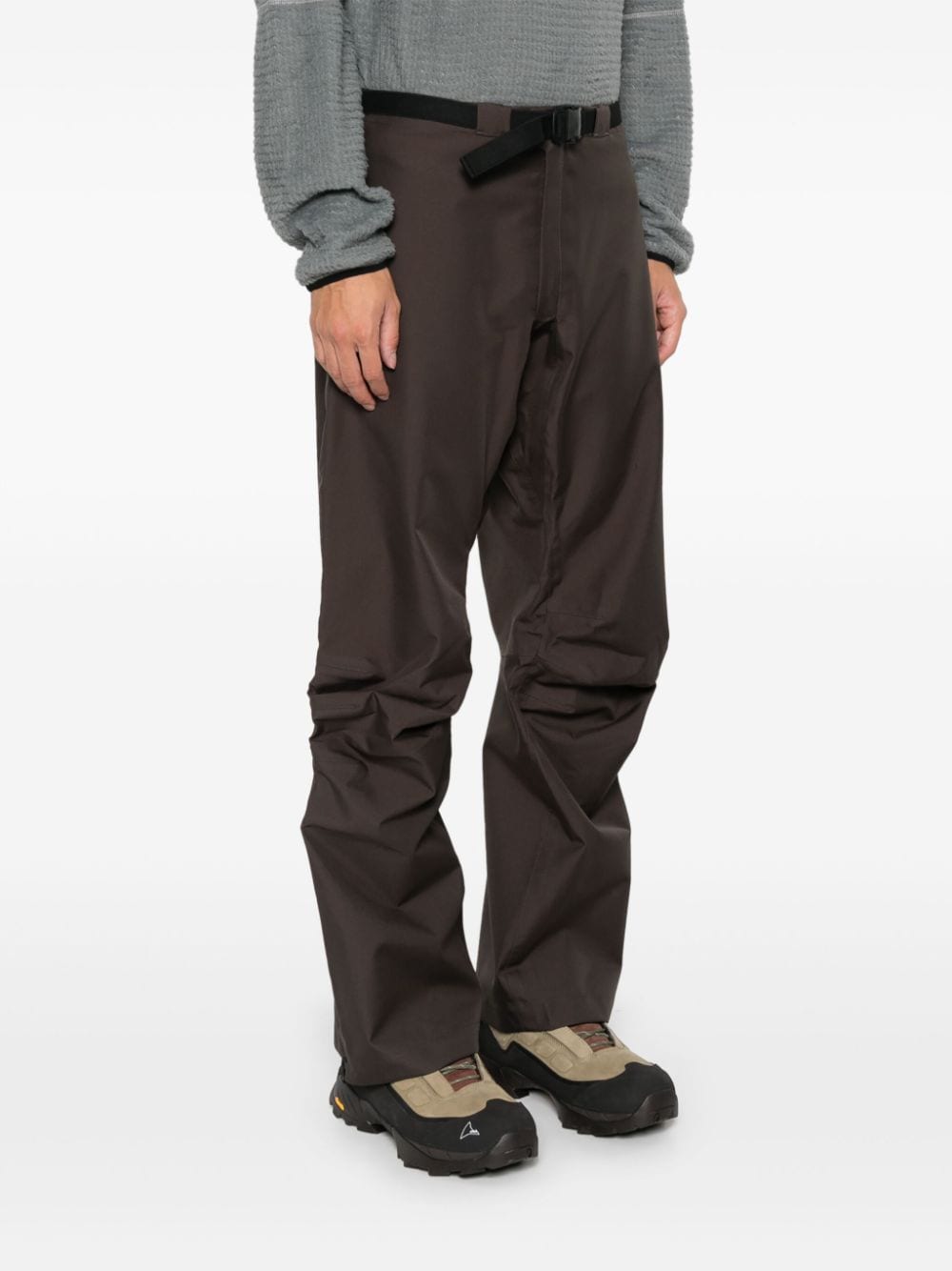 Shop Gr10k Ark Trousers In Green