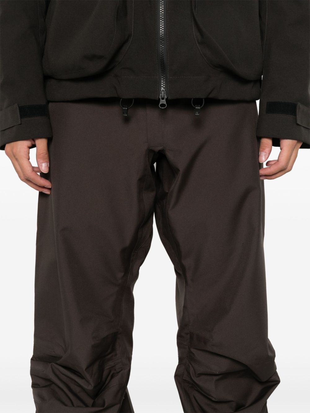 Shop Gr10k Ark Trousers In Green