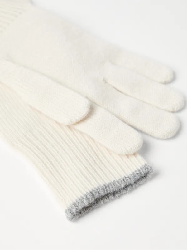 Brunello Cucinelli ニット手袋 | ニュートラル | FARFETCH JP