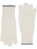 Brunello Cucinelli Knit gloves - Neutrals