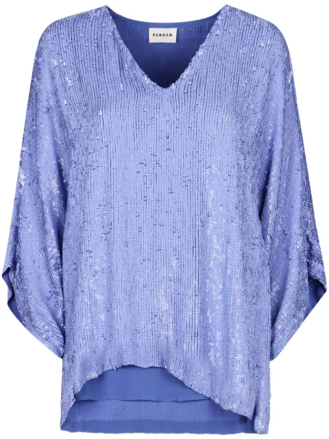 P.A.R.O.S.H. sequin-embellished blouse