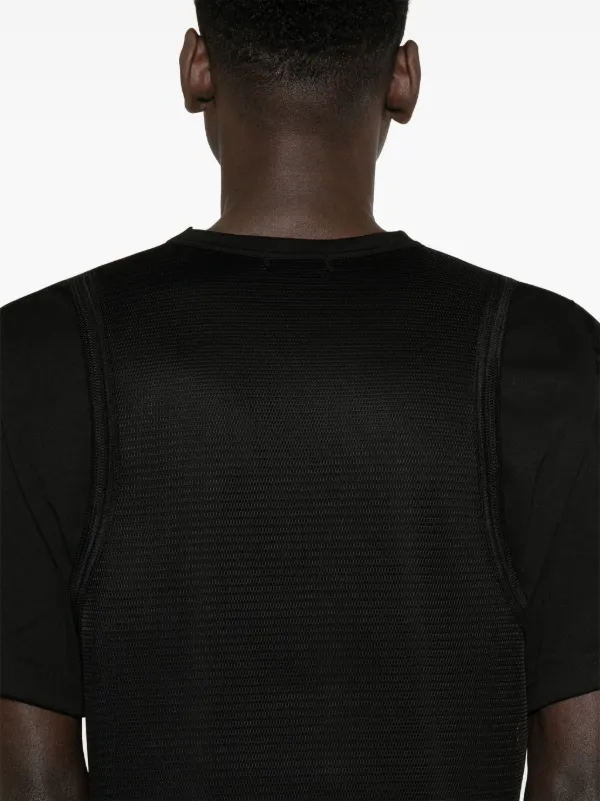 COMME des GARCONS メッシュTシャツ ブラック　2025SS COMME des GARCONS Shirt CDG メッシュTシャツ (COMME des