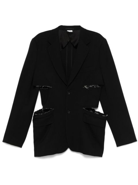 Comme des Garcons Homme Plus cut out-detailed blazer Men