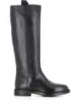 Doucal's leather boots - Black