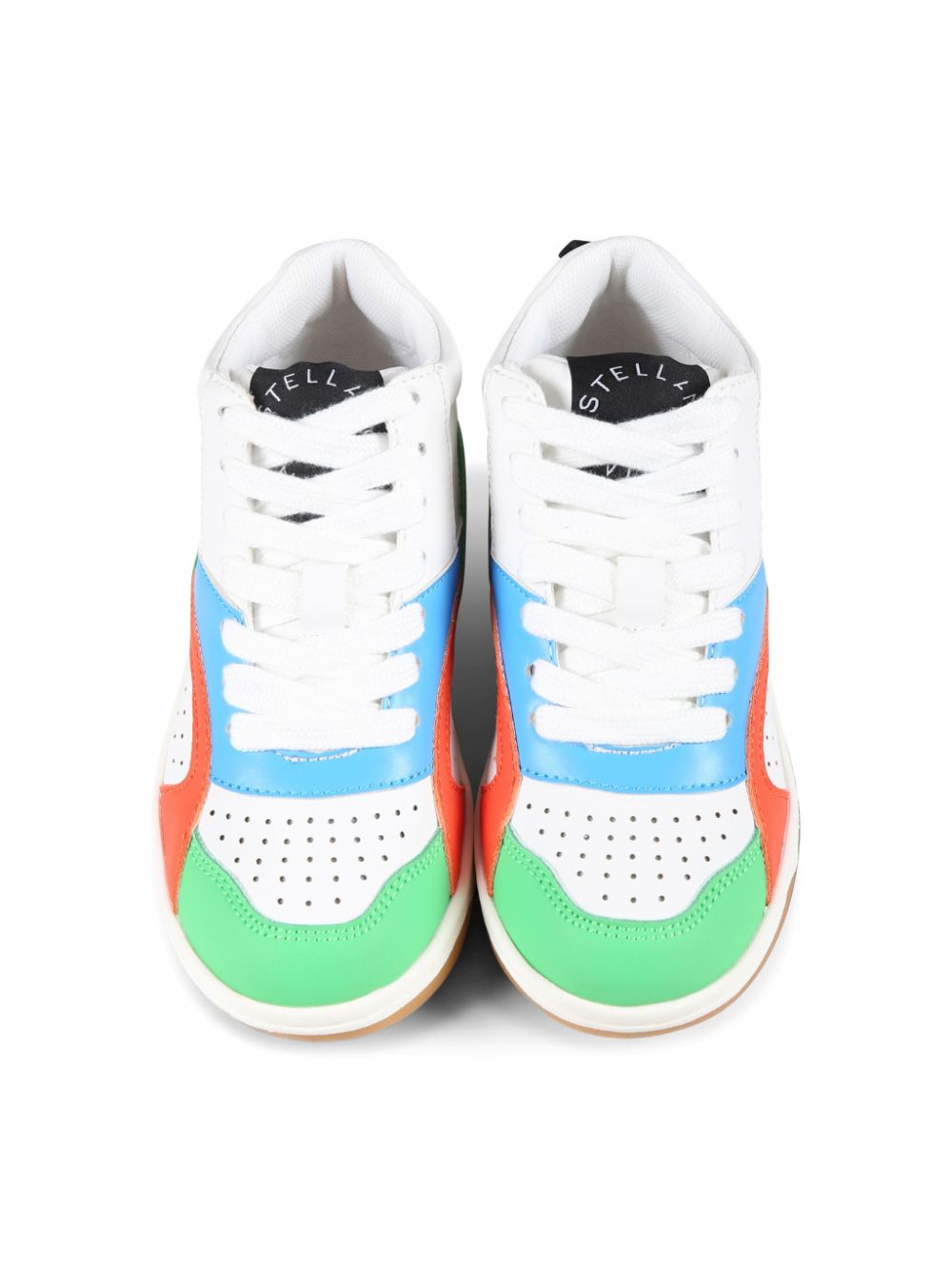 Shop Stella Mccartney Panelled Sneakers In White