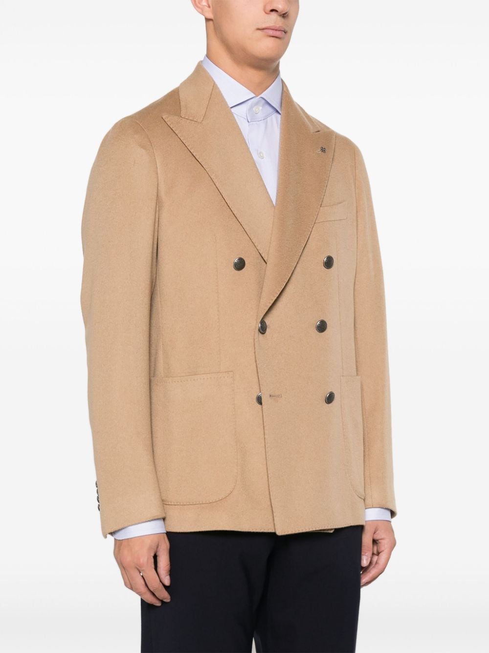 Tagliatore cashmere blazer - Bruin