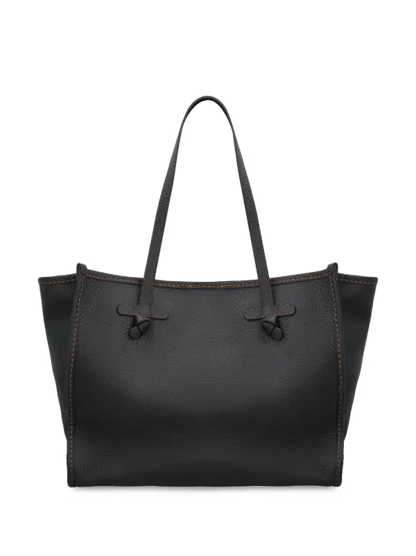 GIANNI CHIARINI Marcella Leather Tote Bag | Black | FARFETCH JO