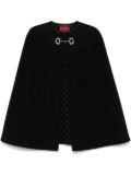 Gucci Horsebit cape - Black