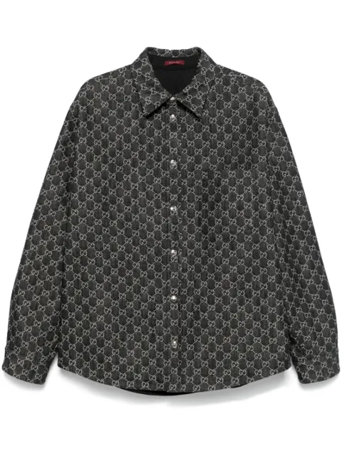 Gucci chemise réversible à logo GG en jacquard
