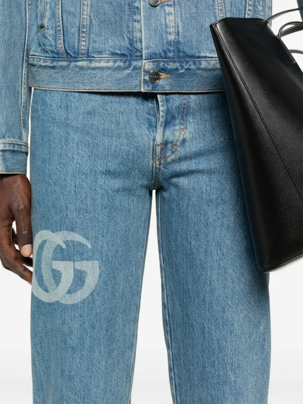 【送料&関税込】Gucci Cropped Jeans Gucci Cropped Jeans | Blue | FARFETCH ID