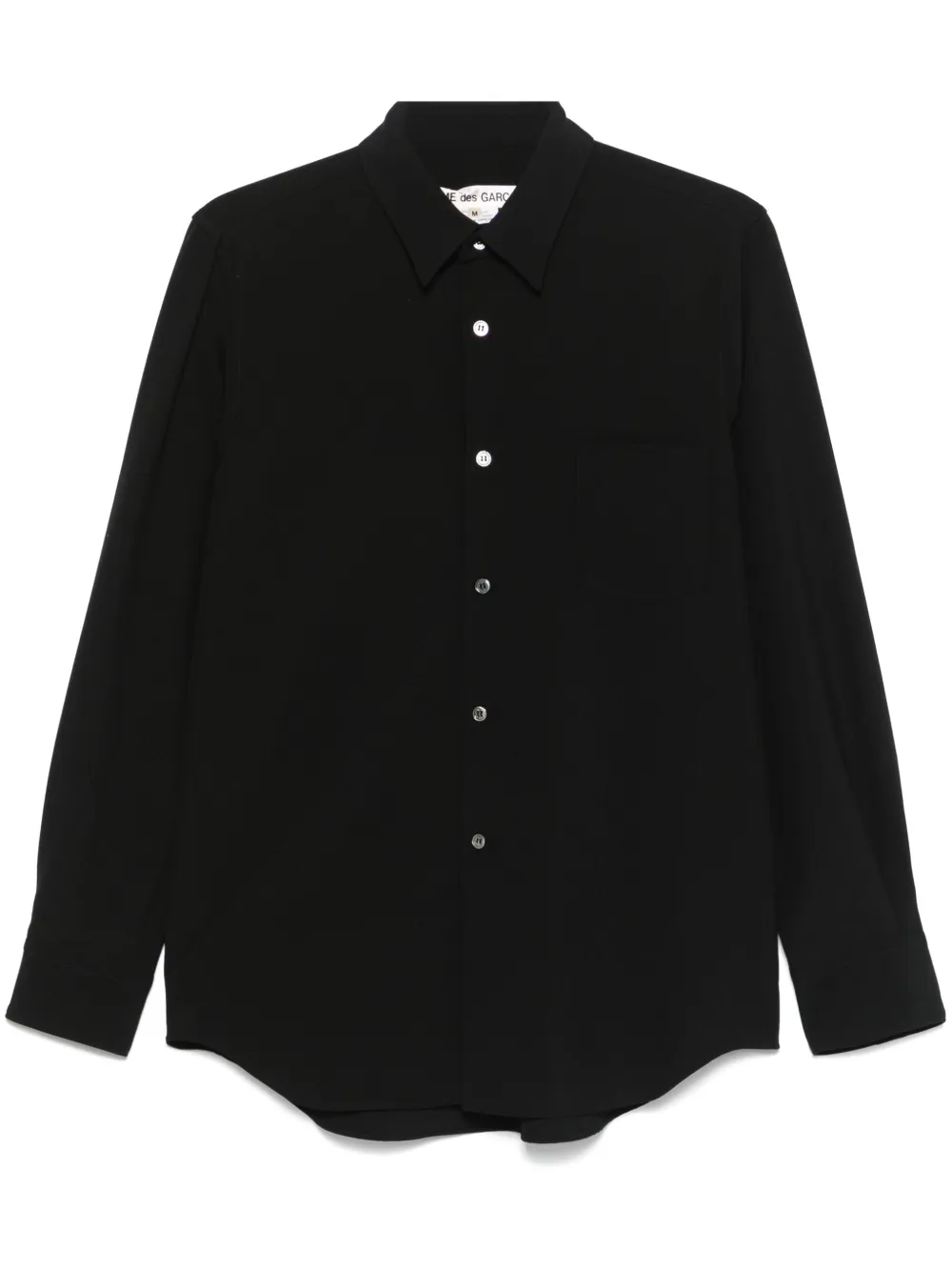 Comme Des Garçons Wollen blouse Zwart