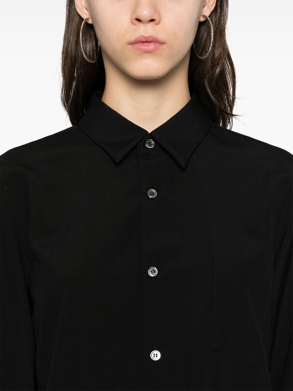 Comme Des Garcons wool shirt Women